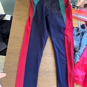 Beach Riot Navy, Red & Teal Athletic Leggings